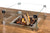 Glazen ombouw Cocoon Table Inbouwbrander Vierkant